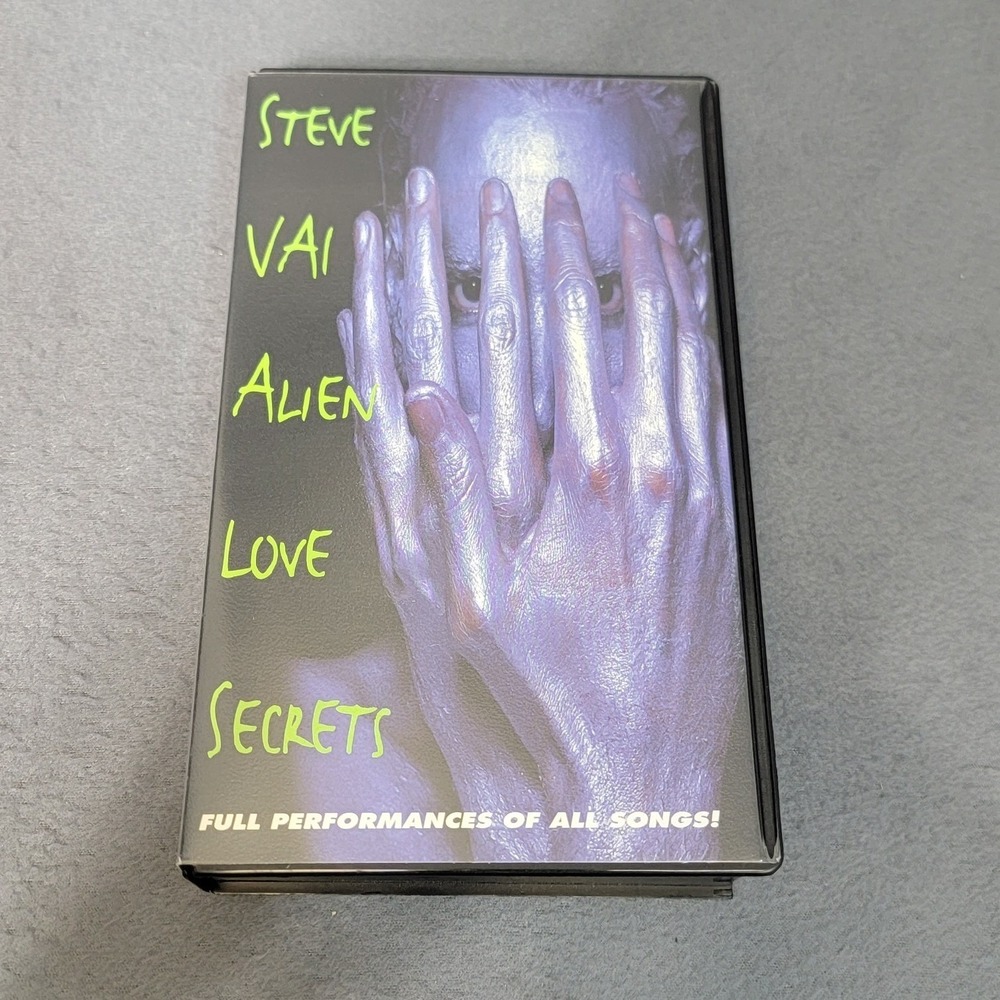 Steve‎ Vai Alien Love Secrets VHS 1995 Full Performances All Songs HL00320032